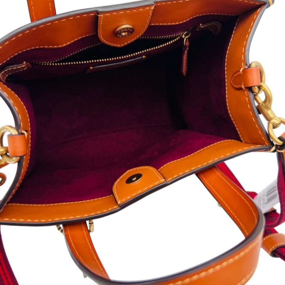 Coach Bags Field Tote 22 Rainbow Signature Canvas Pride Collection - Picture 10 of 15